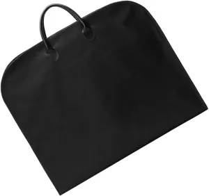 1Pc Portable Foldable Hanging Suit Garment Bag for Business Travel Cover for Suits Dresses & Clothes Black No Hook