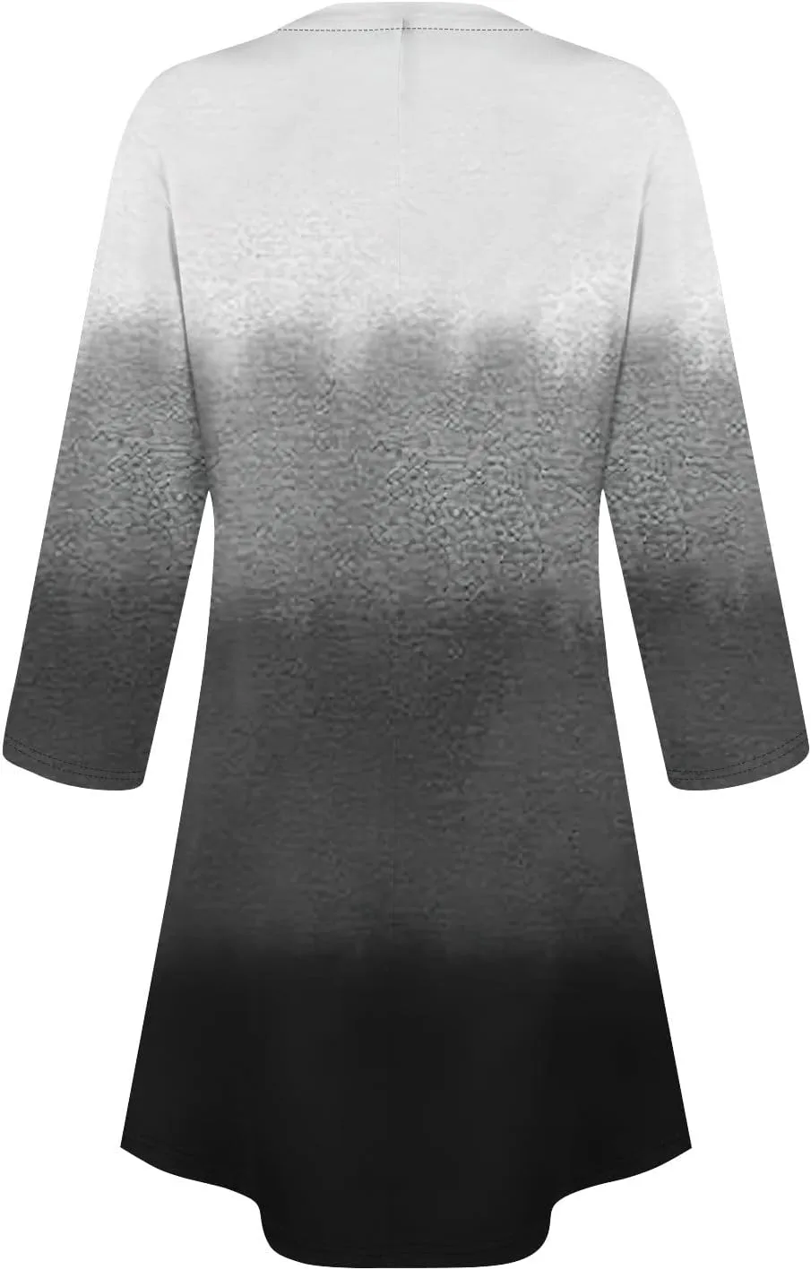 3/4 Sleeve Dress for Women T-Shirt Dresses Casual Crewneck Loose fit Swing Tunic Dresses Fall