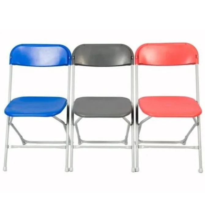 84 x Classic Straight Back Folding Chair   Trolley Bundle
