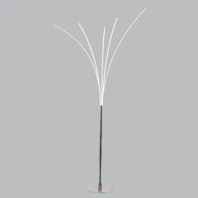 Bright Star Lighting SL092 LED Polished Aluminium LED Floor Lamp