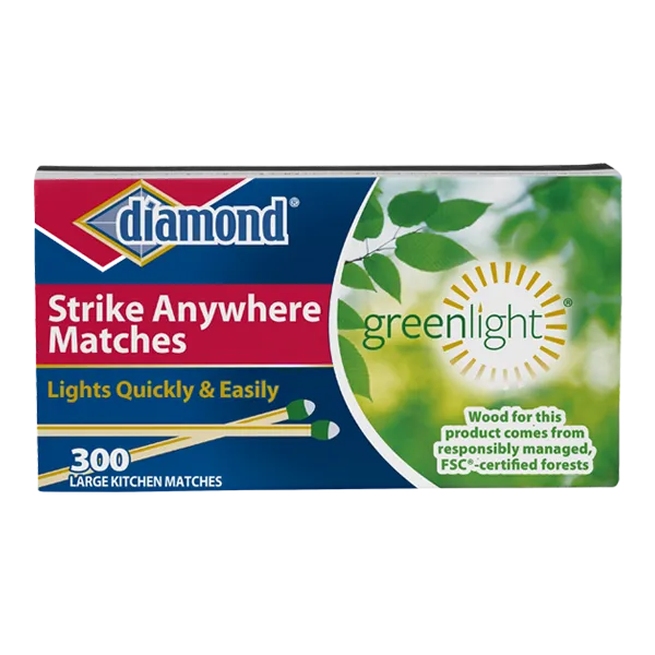 Diamond® Greenlight Strike Anywhere Kitchen Matches