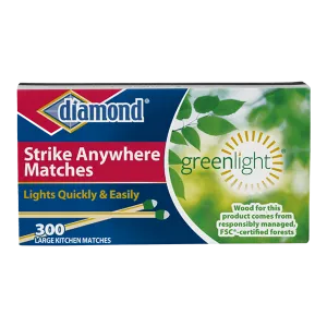 Diamond® Greenlight Strike Anywhere Kitchen Matches
