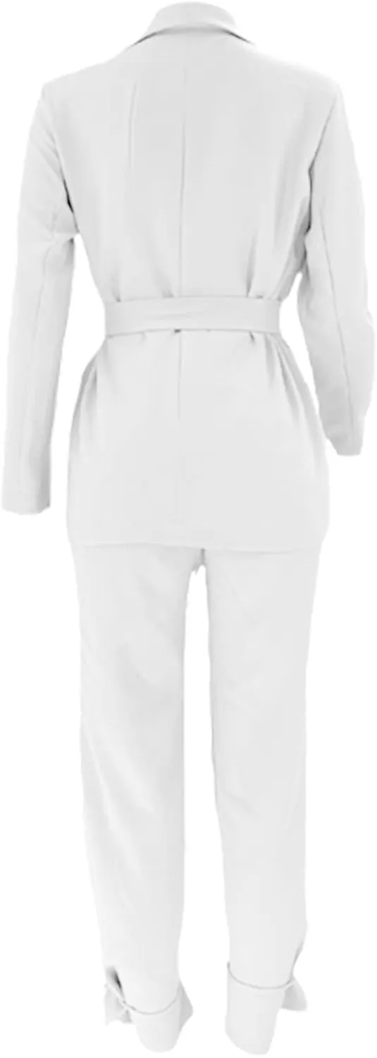 Dressy Pant Suits for Women Elegant Oversized Blazer and Suit Pants Set Causal Wedding Guests Prom Business Suits