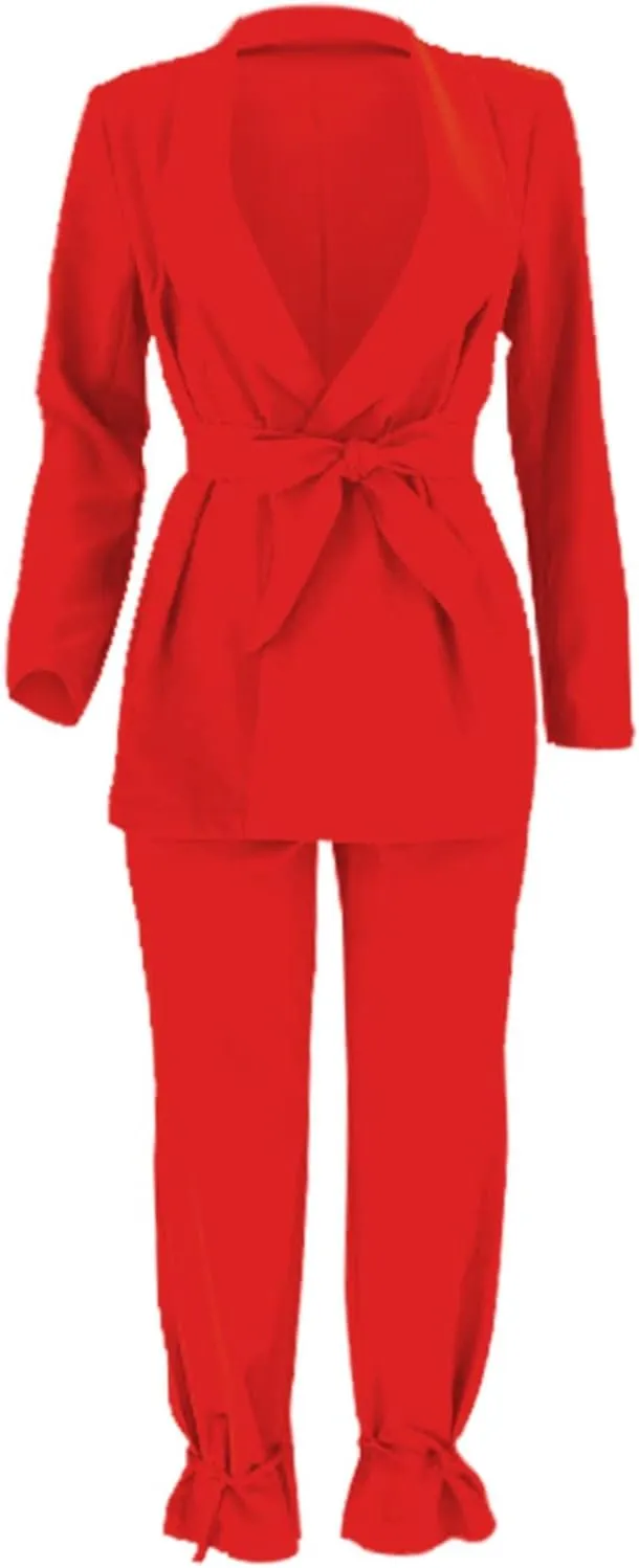 Dressy Pant Suits for Women Elegant Oversized Blazer and Suit Pants Set Causal Wedding Guests Prom Business Suits