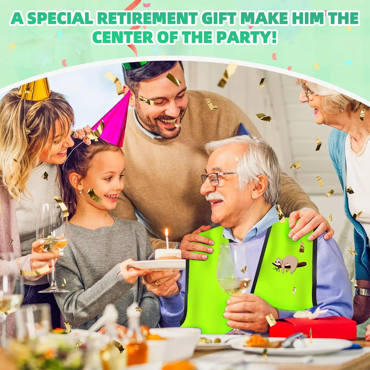 Funny Birthday Gifts for Men - Birthday Party Decorations Vests for Men Women Happy Birthday Presents