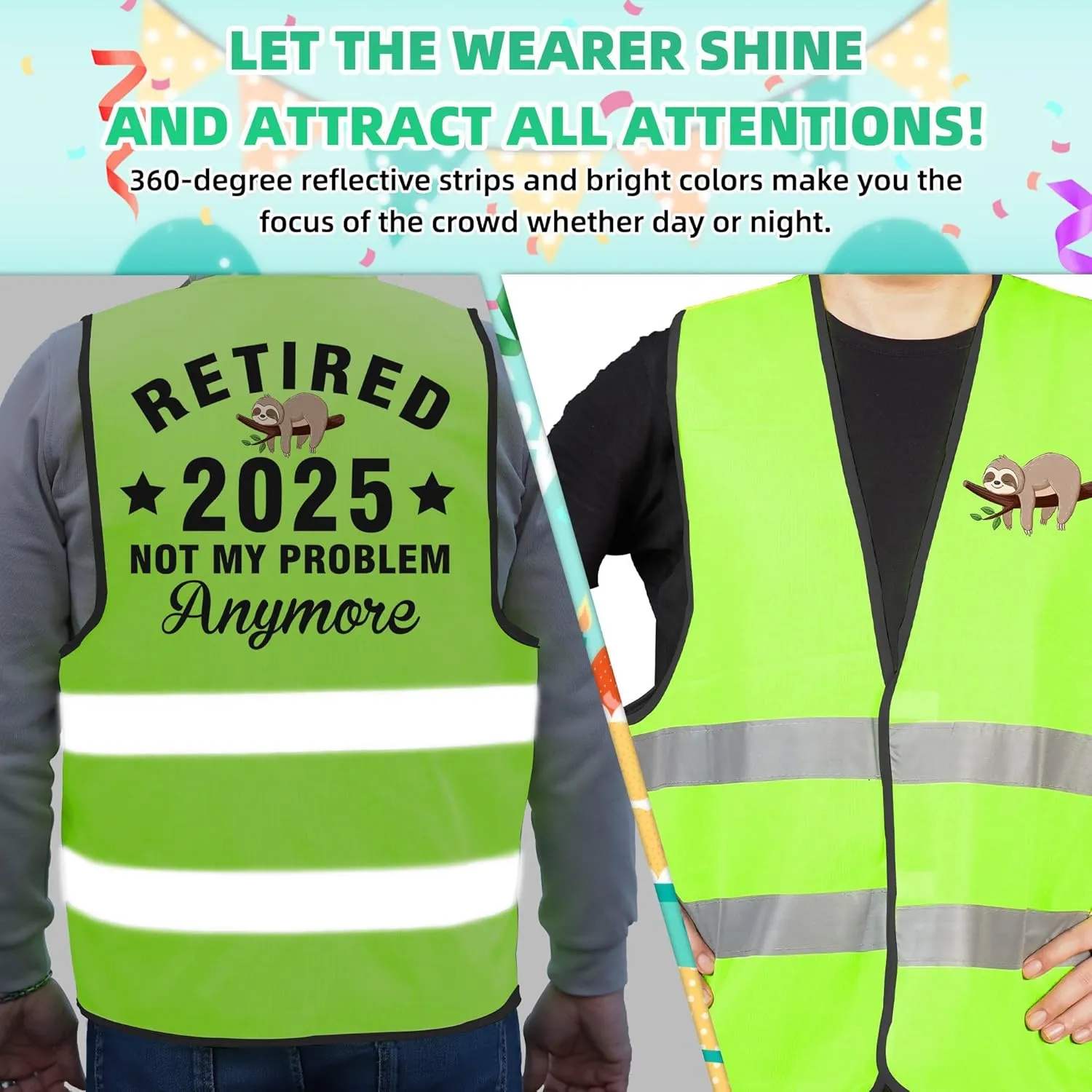 Funny Birthday Gifts for Men - Birthday Party Decorations Vests for Men Women Happy Birthday Presents