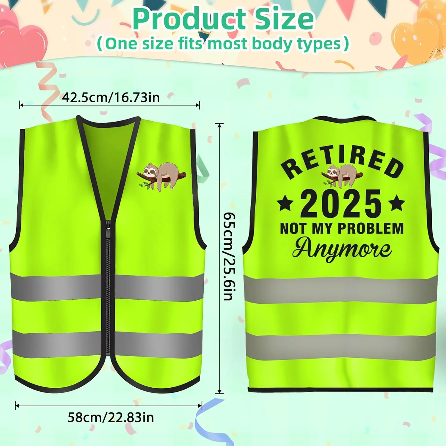 Funny Birthday Gifts for Men - Birthday Party Decorations Vests for Men Women Happy Birthday Presents