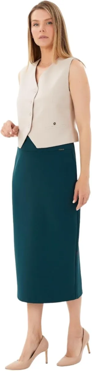 G-Line Pencil Skirt for Women, Dress Midi Skirt, Plus Size Skirts for Women