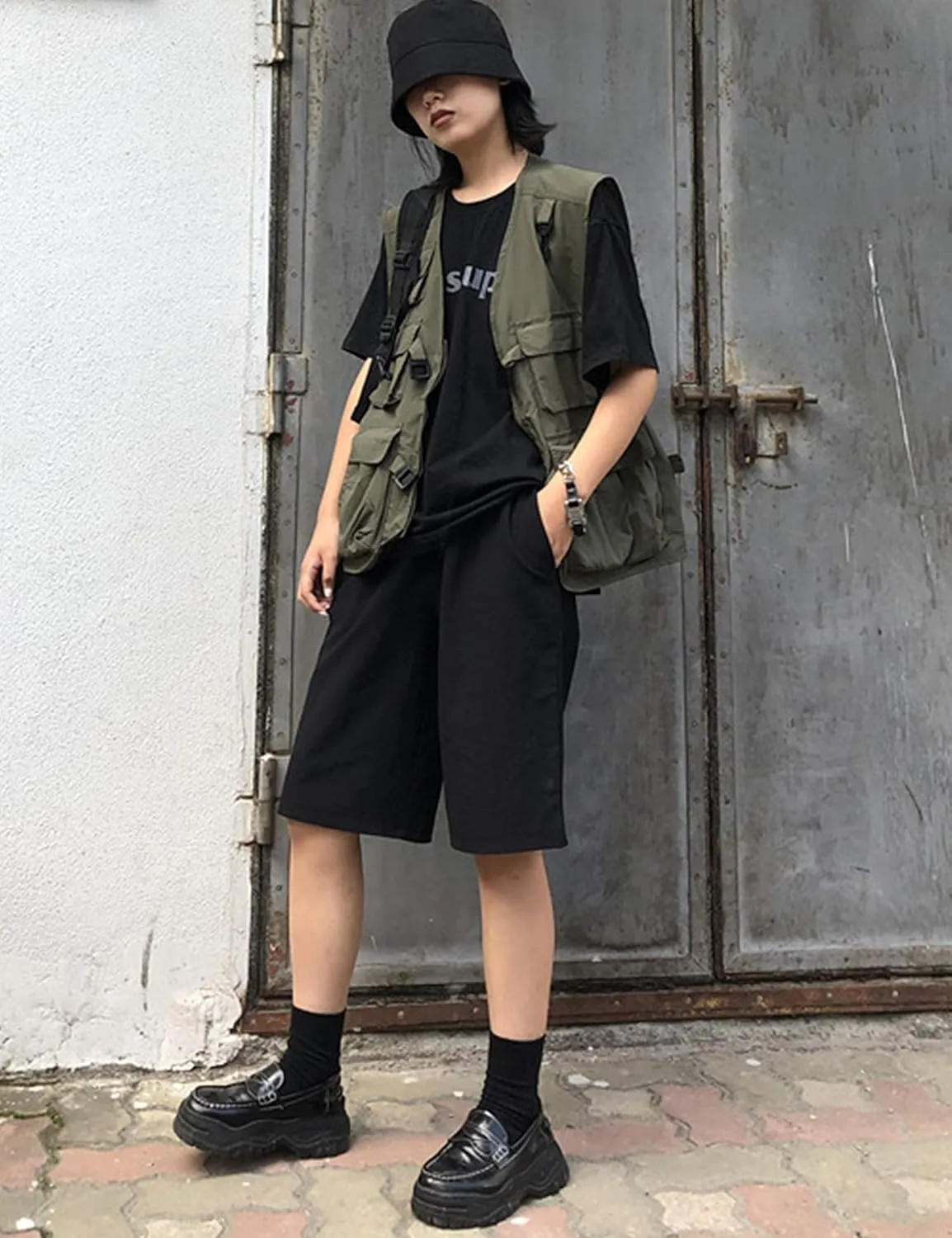 Gihuo Womens Travel Vest Fashion Outdoor Fishing Vest Summer Hiking Safari Photo Vests with Multi Pockets