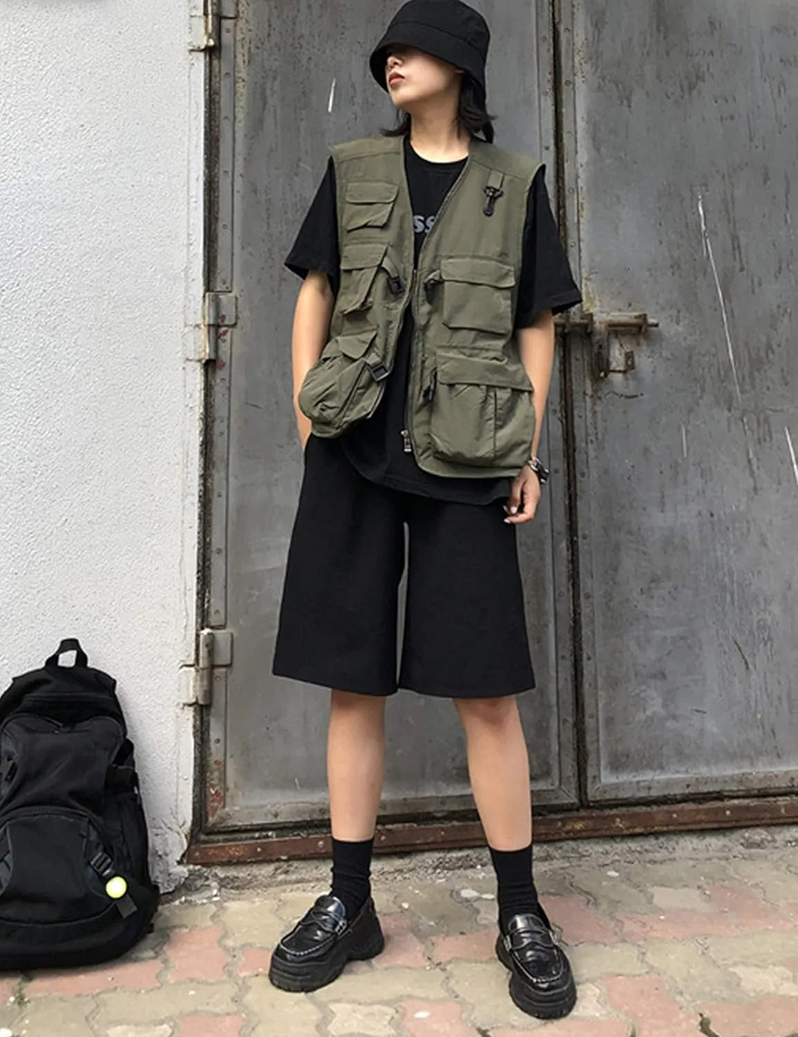 Gihuo Womens Travel Vest Fashion Outdoor Fishing Vest Summer Hiking Safari Photo Vests with Multi Pockets