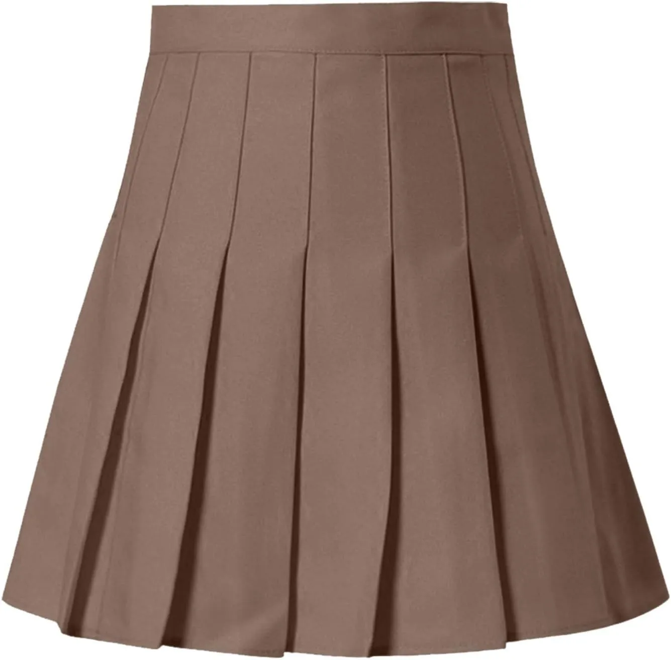 High Waisted Mini Skirts for Women Anti-Slip Lining A-Line Casual Skirt with Elastic Waist and Flowy Chiffon Fabric