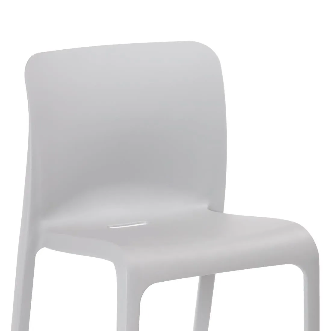 HX767 Origin POP Chair Signal Grey 480x500x790mm (Pack of 2)