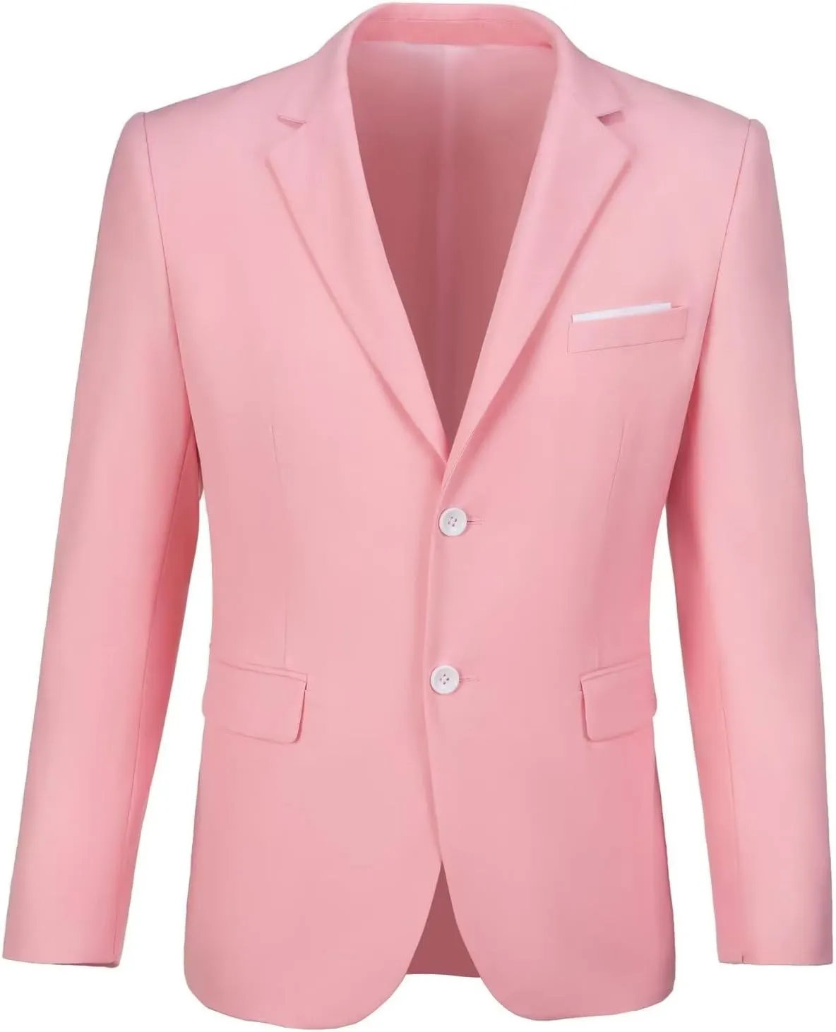 Men Suit Slim Fit 2 Piece Solid 2 Button Business Suits Blazer Wedding Prom Tuxedo for Men Suit Jacket Pants with Tie