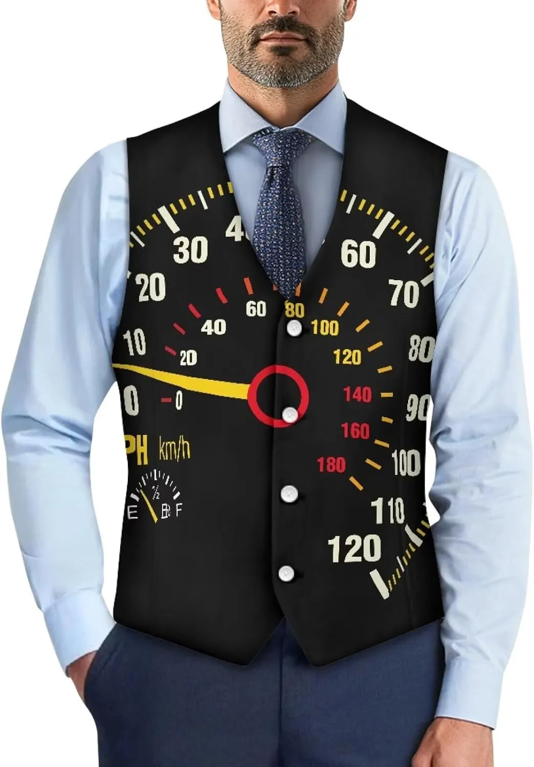 Men's Casual Business Vests Lightweight Waistcoat Slim Fit Suit Vest V-neck Button Down Holiday Vest