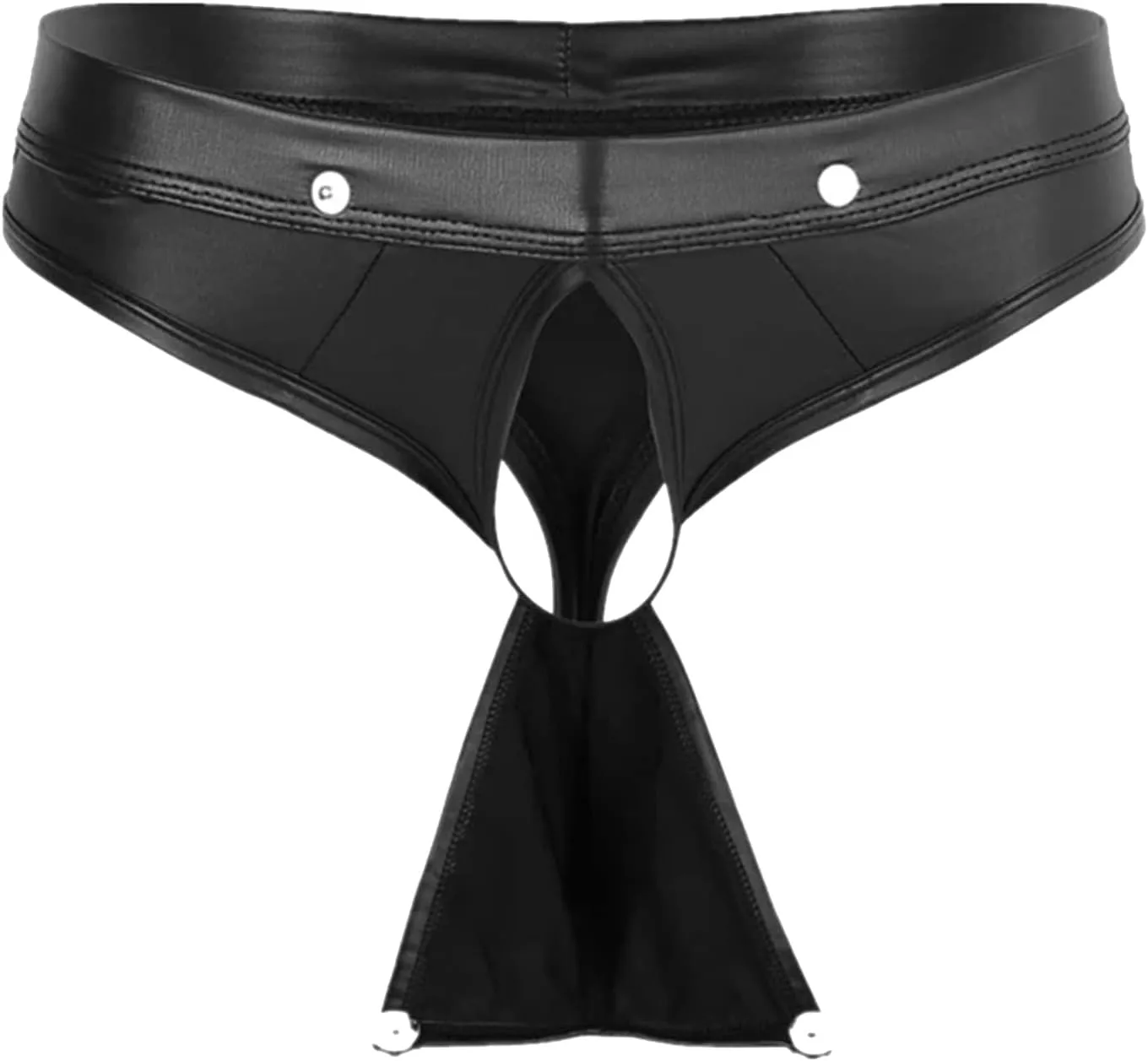 Mens Lingerie Sexy Underwear For Straight Men Brief Casual Solid Color Soft Leather Taste Underwear Underpants Nightgown