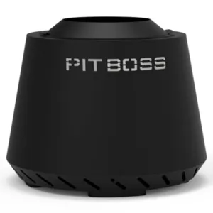 Pit Boss Pellet Fire Pit Smokeless Black with Slotted Vents and Cover 10842