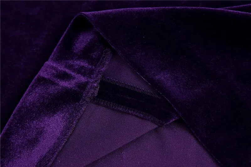 PLEATED VELVET MIDI SKIRT