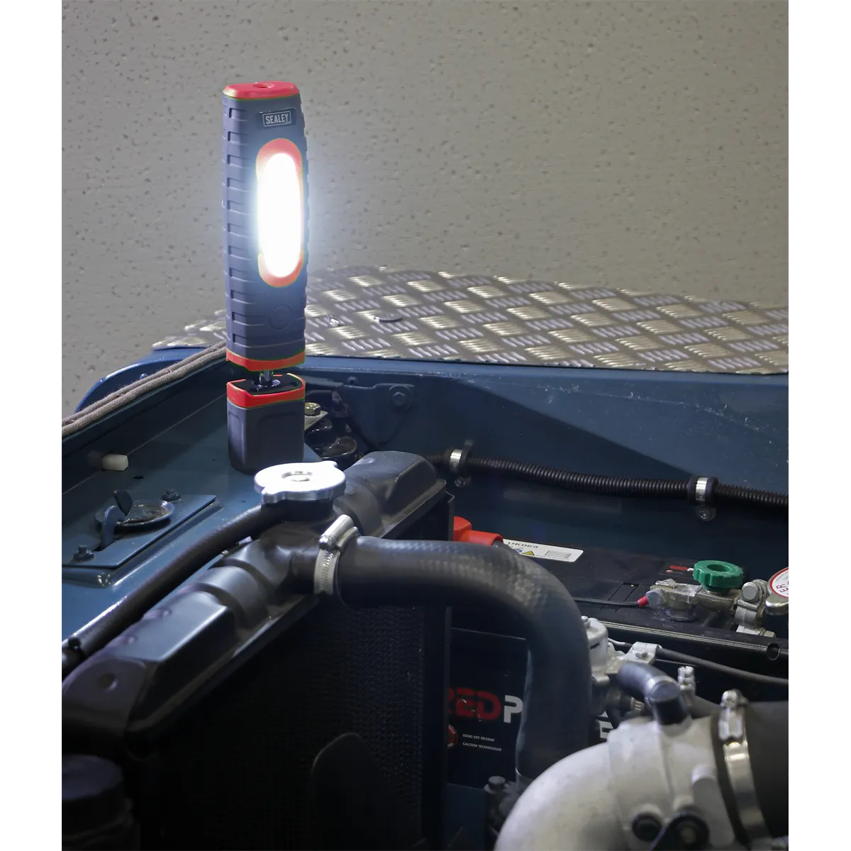 Rechargeable 360¡ Inspection Lamp 24 SMD LED   3W LED Red 2 x Lithium-ion