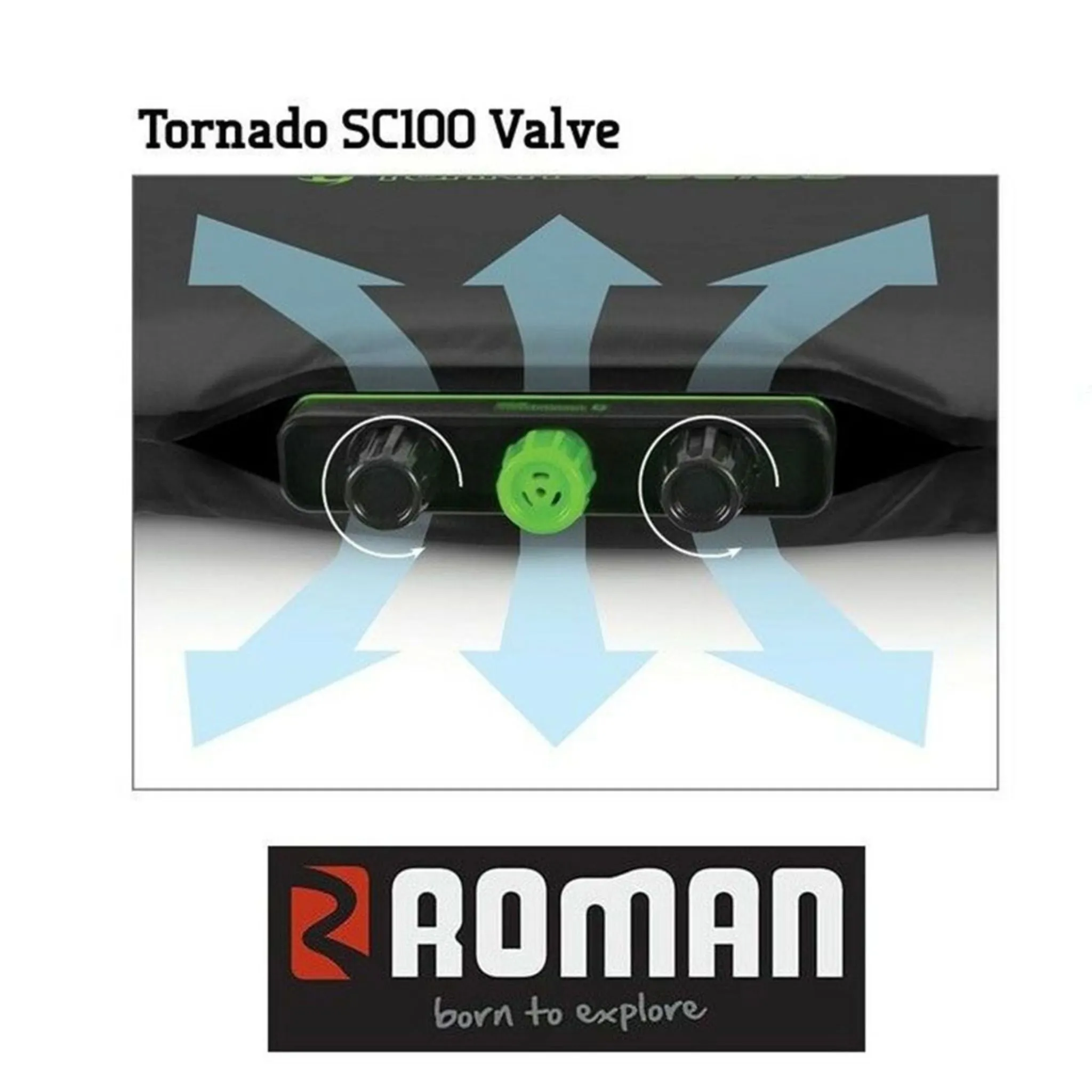 Roman Tornado SC100 Self Inflating Matt 200x80x10cm