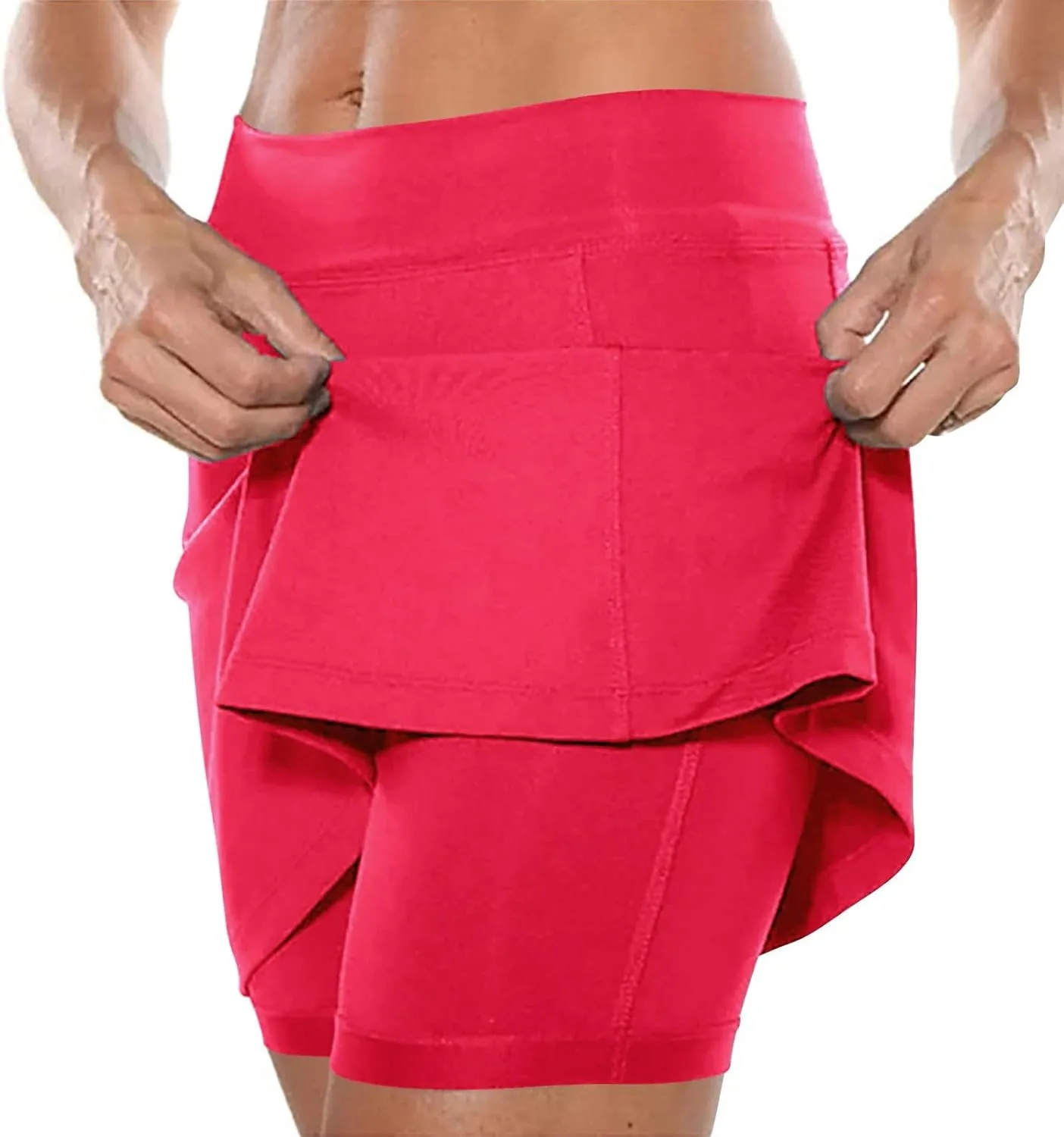Skorts for Woman Dressy Casual High Waist Tennis Skirt Athletic Golf Skorts with Pockets Summer Gym Workout Outfits