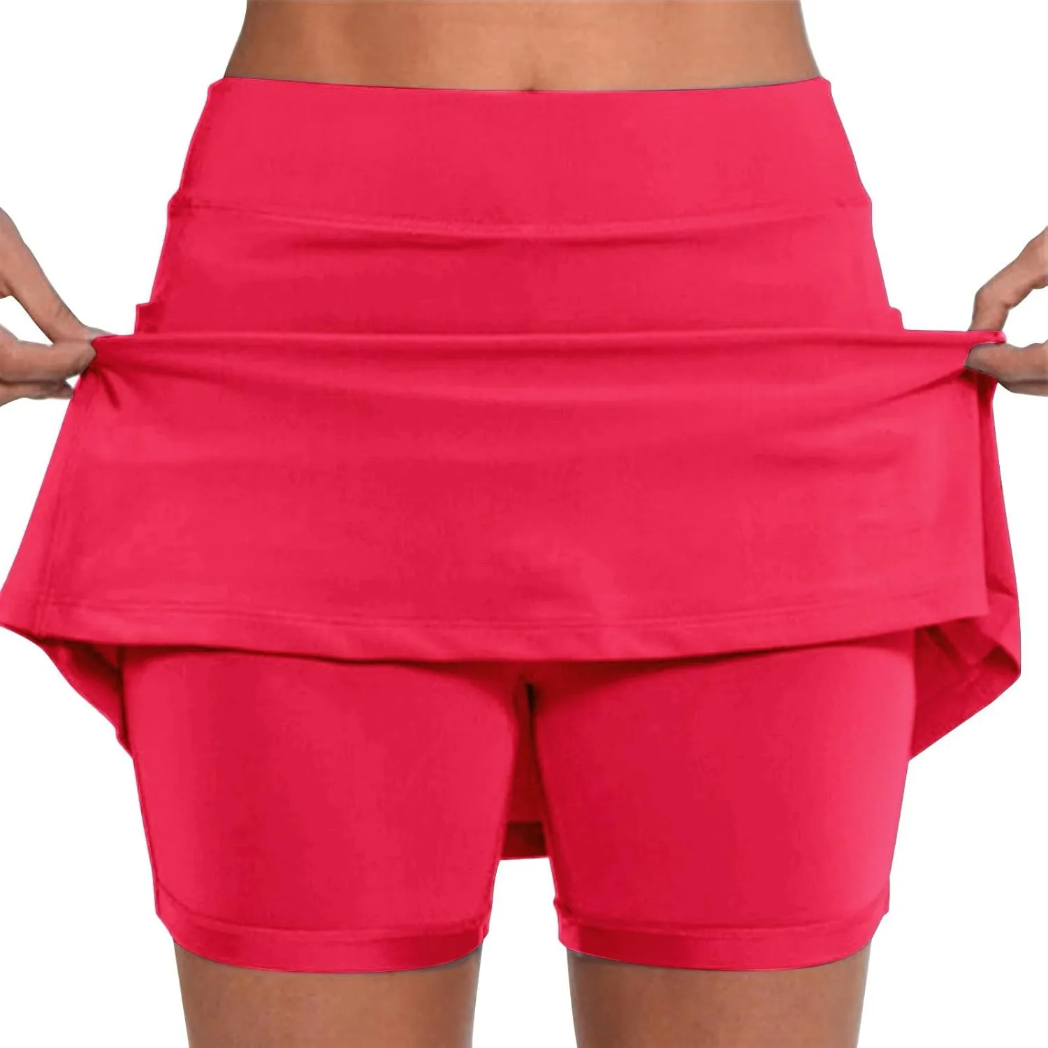 Skorts for Woman Dressy Casual High Waist Tennis Skirt Athletic Golf Skorts with Pockets Summer Gym Workout Outfits