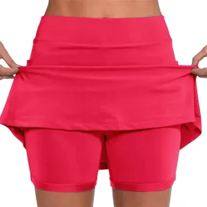 Skorts for Woman Dressy Casual High Waist Tennis Skirt Athletic Golf Skorts with Pockets Summer Gym Workout Outfits