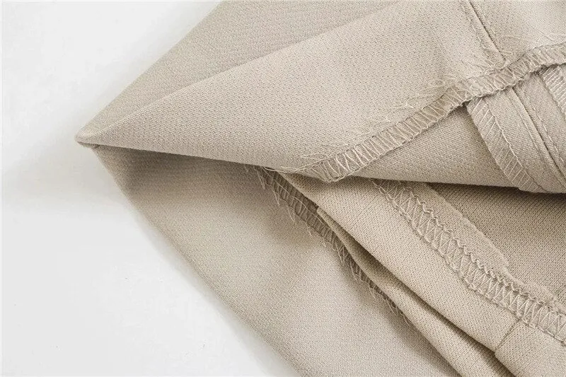 SLIT MINI SKIRT