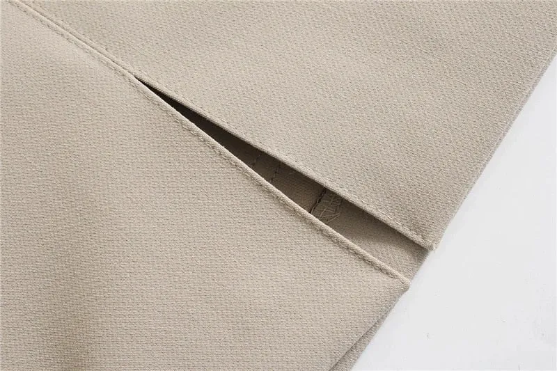 SLIT MINI SKIRT