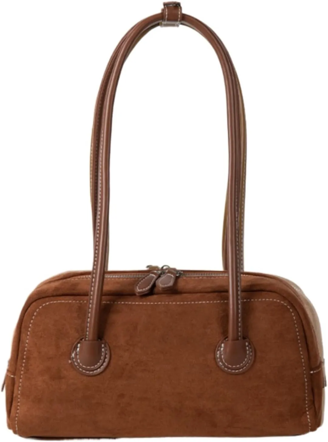 Suede Bag Brown Suede Slouchy Bag Work Hobo Handbags Fall Aesthetics Purse Designer Bag