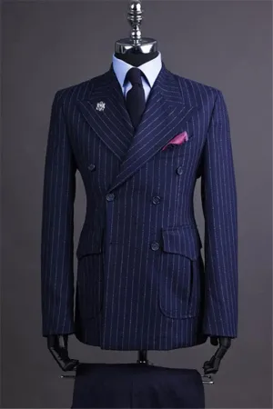 Suzhoufashion Brown Velvet Two Pieces Peaked Lapel Prom Men Suits