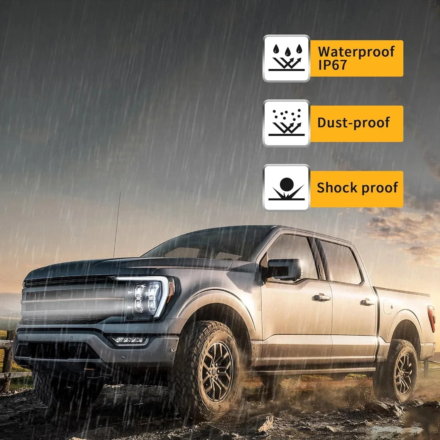 VLAND LED Head Lights For Ford F150 14th Gen Pickup Trucks 2021-2023 (Ford F-Series 2021–present)