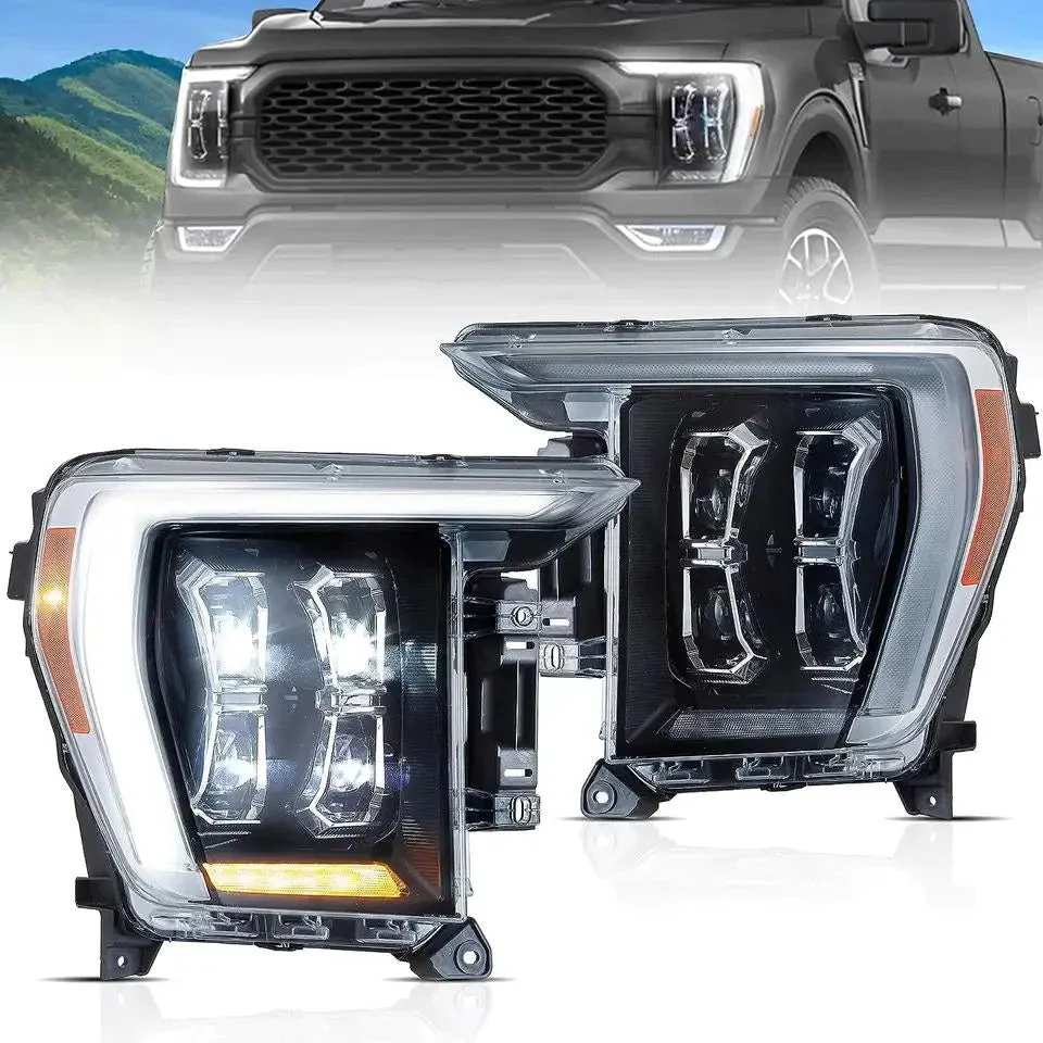 VLAND LED Head Lights For Ford F150 14th Gen Pickup Trucks 2021-2023 (Ford F-Series 2021–present)