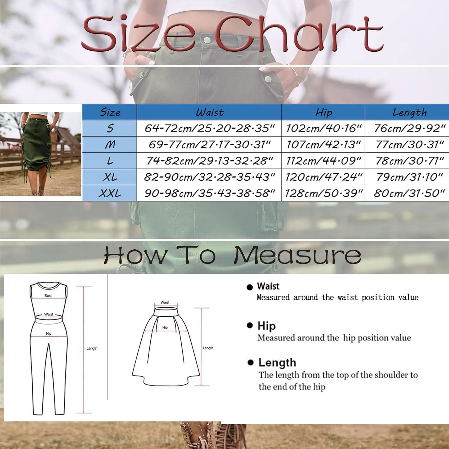 Women Cargo Skirt Long Skirt with Slit for Womens Autumn Retro Solid Skirts Vintage Midi Skirts Summer Long Maxi