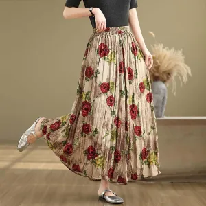 Women Linen Skort for Women Loose Fit Oversized Plain Maxi Long Skirt 2025 Y2K