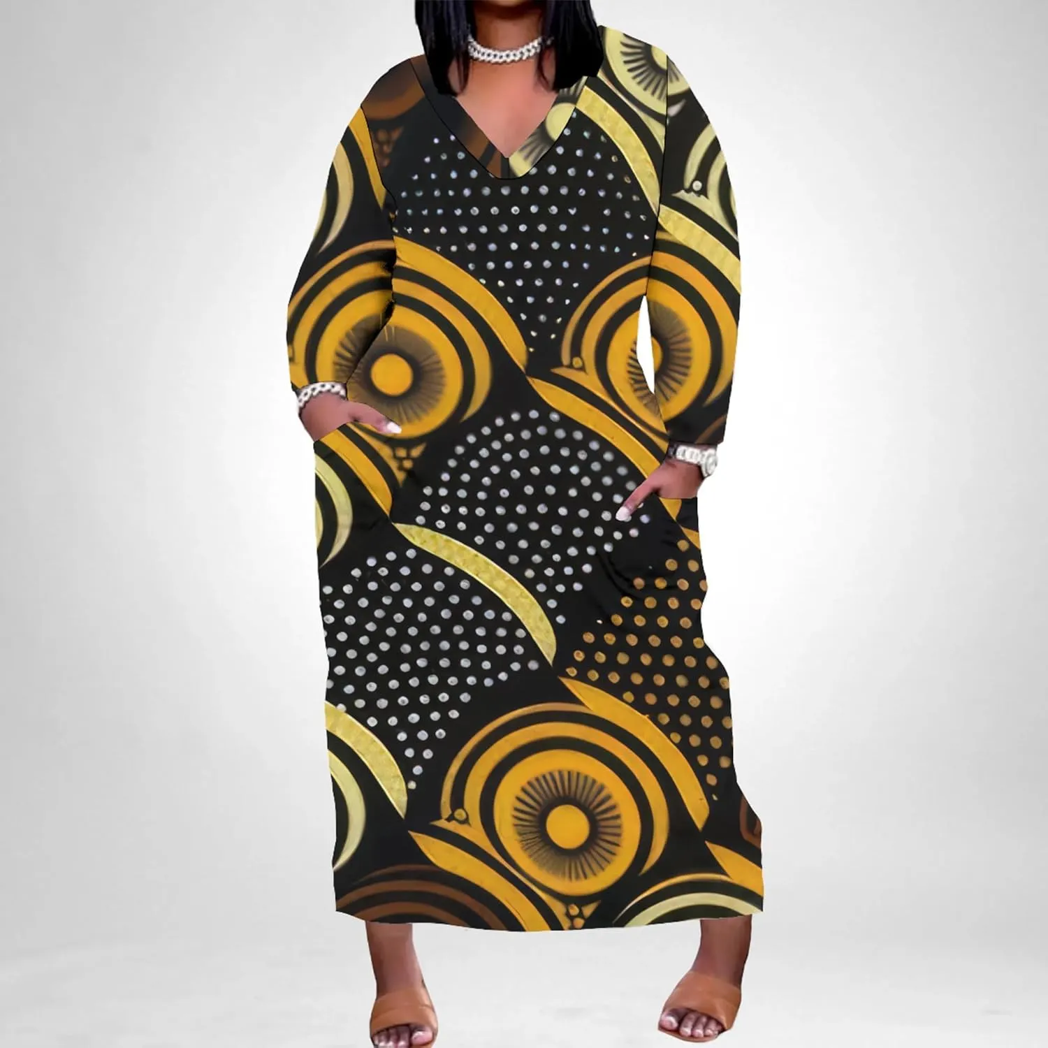 Womens African Dresses Sexy Casual T Shirt Dresses Oversized Baggy Summer Sundress