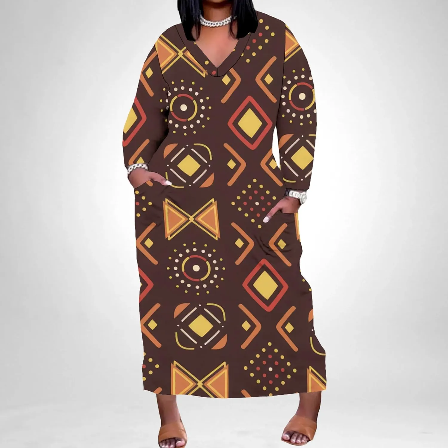 Womens African Dresses Sexy Casual T Shirt Dresses Oversized Baggy Summer Sundress