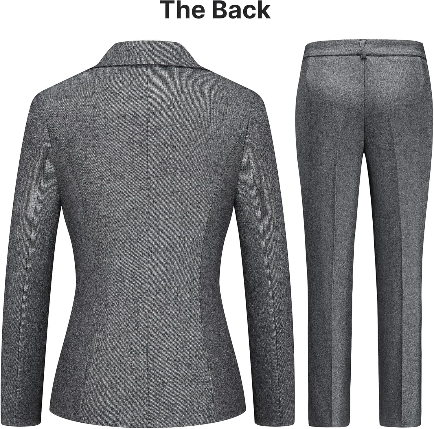 Women's Business Suits for Work Professional 2 Piece Slim Fit Outfits for Women