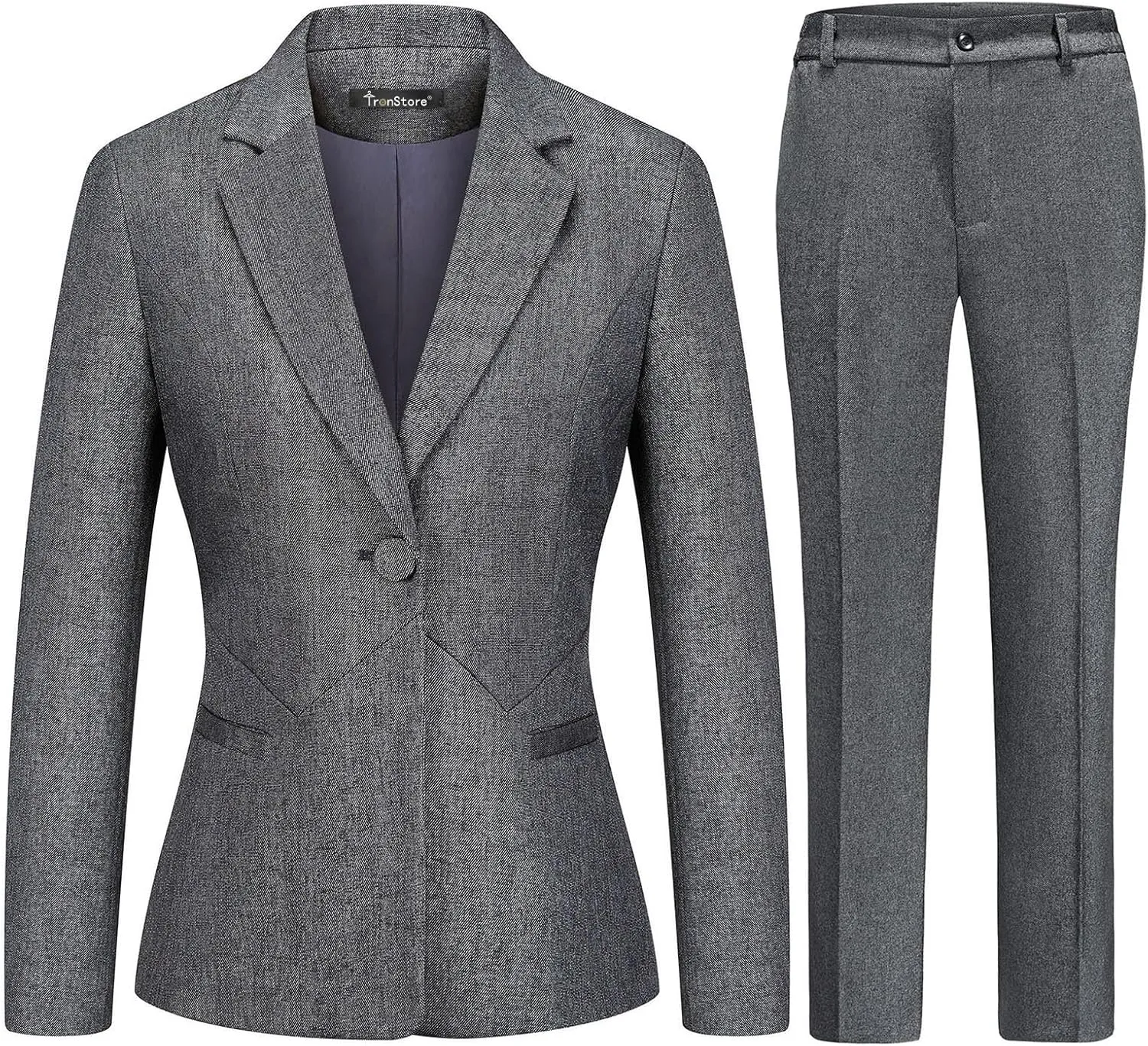 Women's Business Suits for Work Professional 2 Piece Slim Fit Outfits for Women