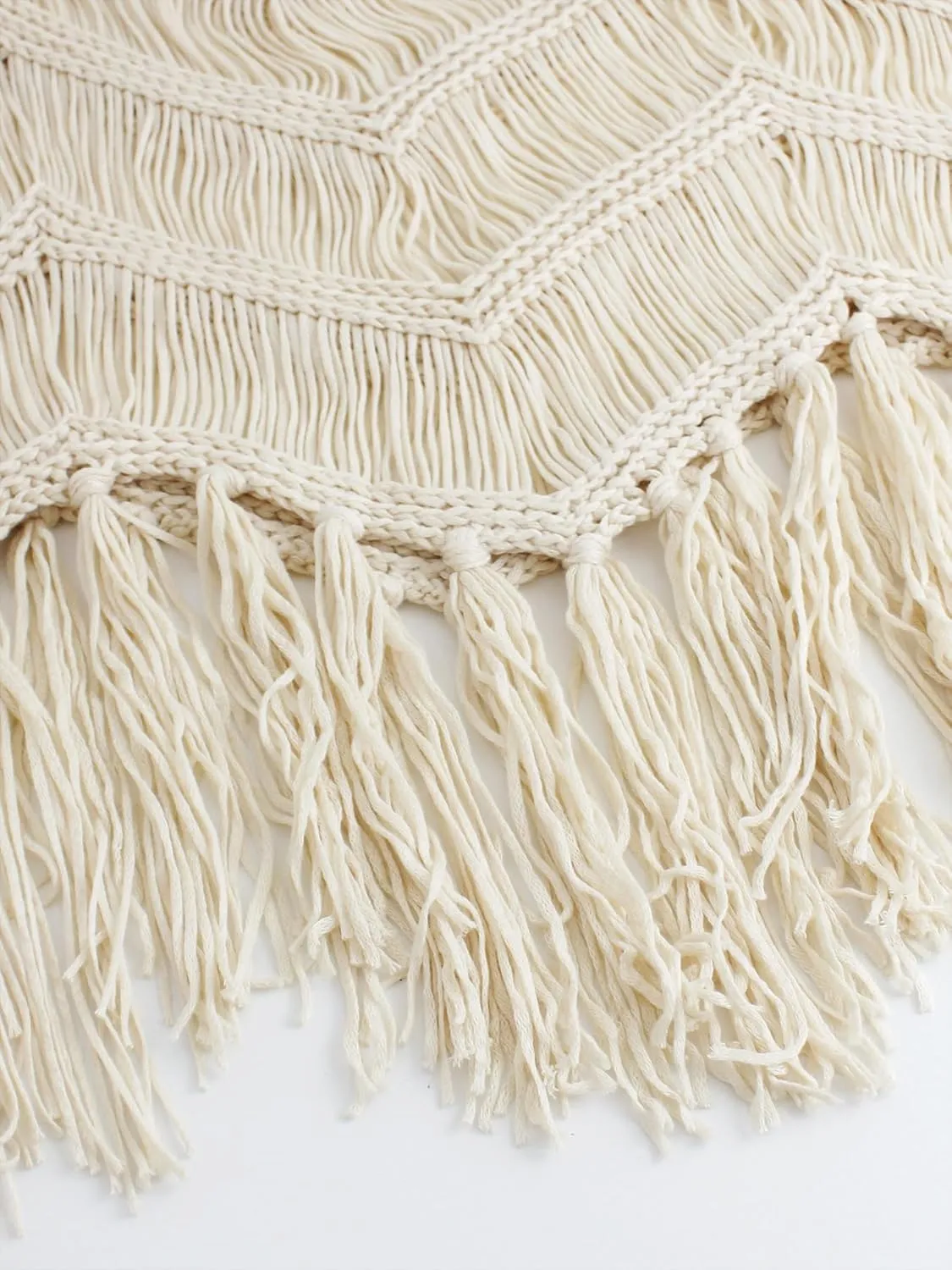 Womens Fringe Cami Western Cowgirl Tassel Tank Tops Sleeveless V-Neck Crochet Crop Top Boho Knitted Spaghetti Straps Vest