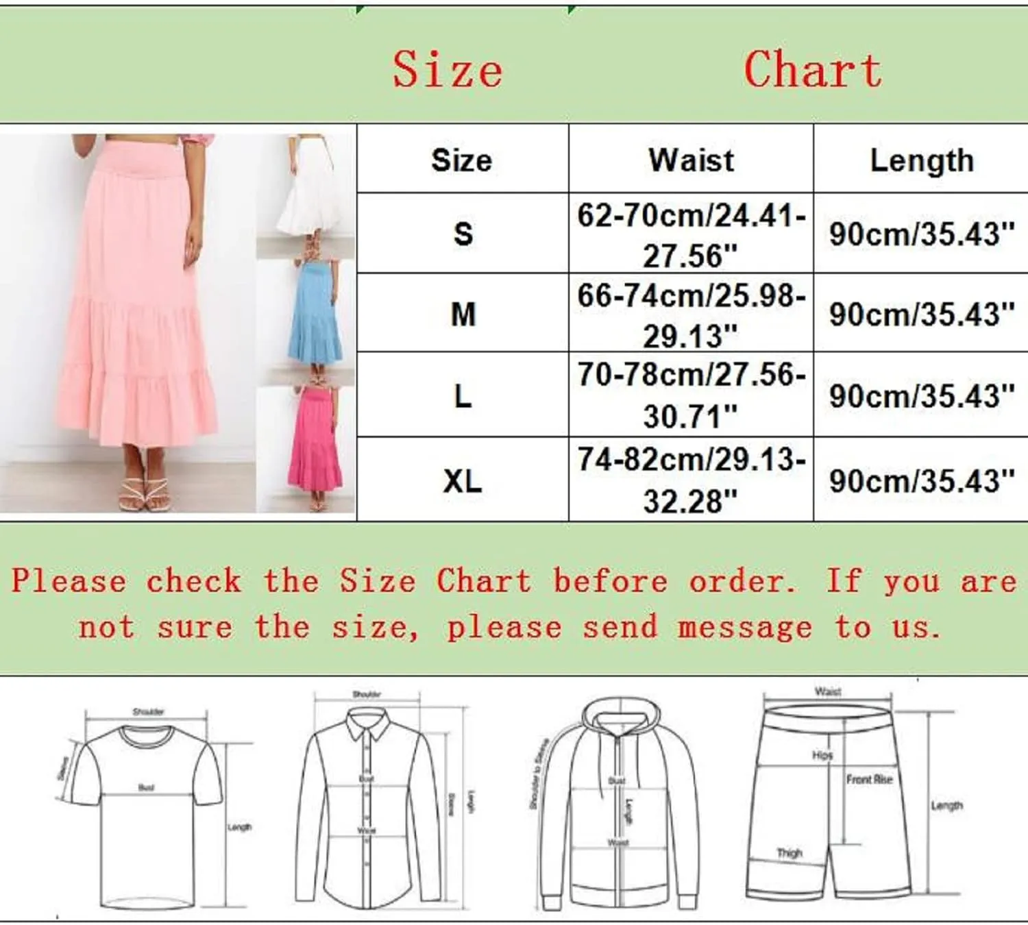 Womens High Waist Skirt Womens Skirts Pleated A-Line Swing Skirt Vintage Irregular Midi Skirts Ruffle Layered