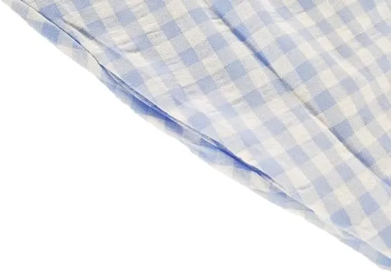 Women's Maxi Casual Cotton Linen Gingham Tank Dress Flowy Swing Loose Dresses Summer Beach Vacation Long Sundresses for Women